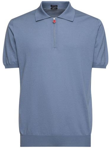 Polo Zippé En Coton - KITON - Modalova