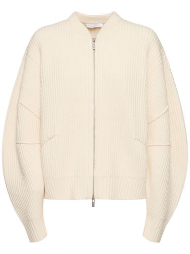 Pull-over Zippé En Maille De Laine Mélangée - HELMUT LANG - Modalova