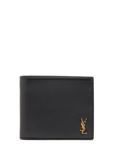 Portefeuille En Cuir À Monogramme - SAINT LAURENT - Modalova