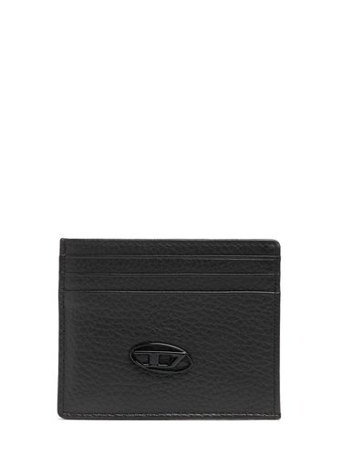 Porte-cartes En Cuir Oval-d - DIESEL - Modalova