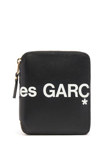 Portefeuille Zippé En Cuir À Logo - COMME DES GARÇONS WALLET - Modalova