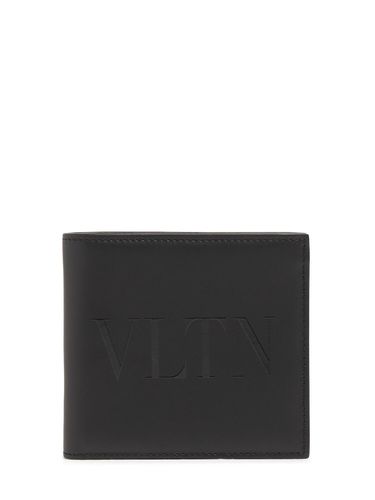 Porte-cartes En Cuir À Logo Vltn - VALENTINO GARAVANI - Modalova