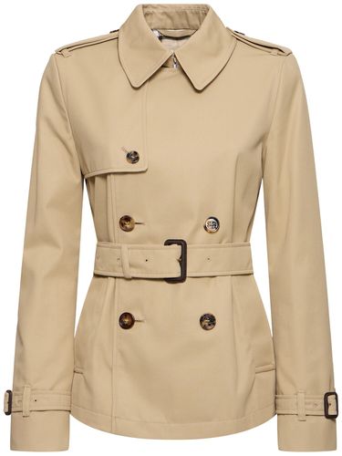 Trench-coat Court En Toile - BURBERRY - Modalova