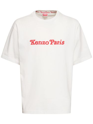 T-shirt En Coton Imprimé Verdy Os - KENZO PARIS - Modalova