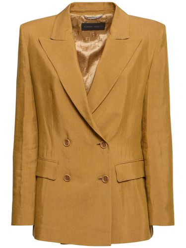 Blazer En Viscose À Double Boutonnage - ALBERTA FERRETTI - Modalova