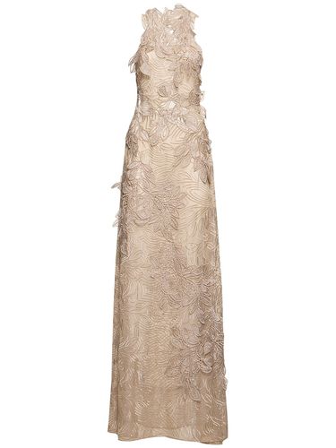 Robe Longue En Dentelle Sans Manches - ALBERTA FERRETTI - Modalova