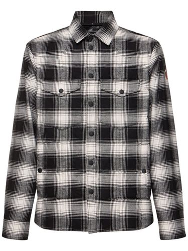 Gelt Check Cotton Shirt Jacket - MONCLER GRENOBLE - Modalova