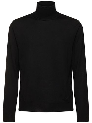 Pull-over En Laine À Col Roulé - VALENTINO - Modalova