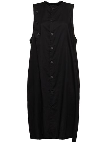 Robe Midi En Sergé De Coton Léger - YOHJI YAMAMOTO - Modalova