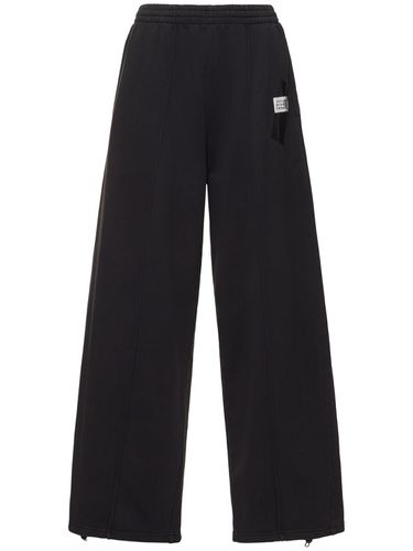 Pantalon En Jersey De Coton Non Brossé - MM6 MAISON MARGIELA - Modalova