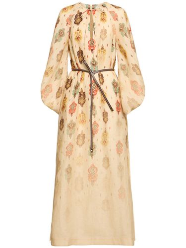 Robe Mi-longue En Lin Wylie - ZIMMERMANN - Modalova