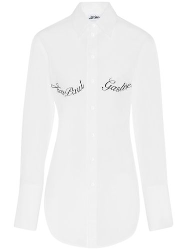 Chemise En Popeline Stretch - JEAN PAUL GAULTIER - Modalova