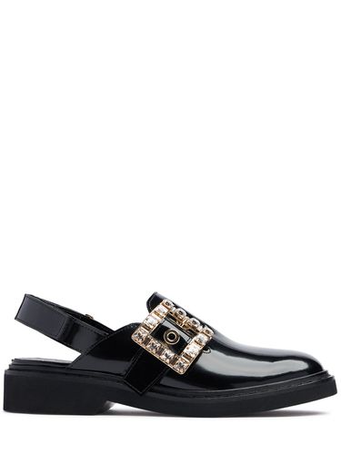 Mocassins En Cuir Viv Rangers Strass 30 Mm - ROGER VIVIER - Modalova