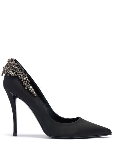 Escarpins En Satin Flowers 100 Mm - ROGER VIVIER - Modalova