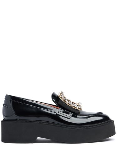 Mocassins En Cuir Verni Viv Rangers 50 Mm - ROGER VIVIER - Modalova