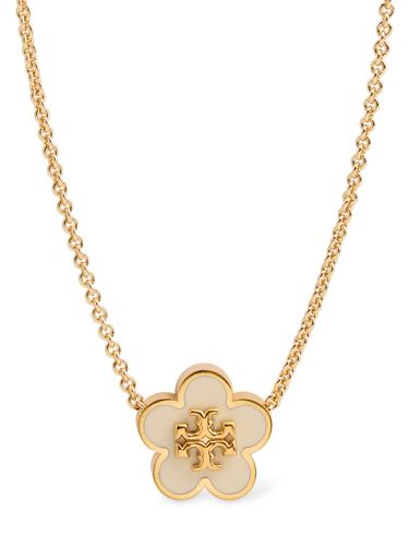 Collier À Pendentif Fleur En Émail Kira Clover - TORY BURCH - Modalova