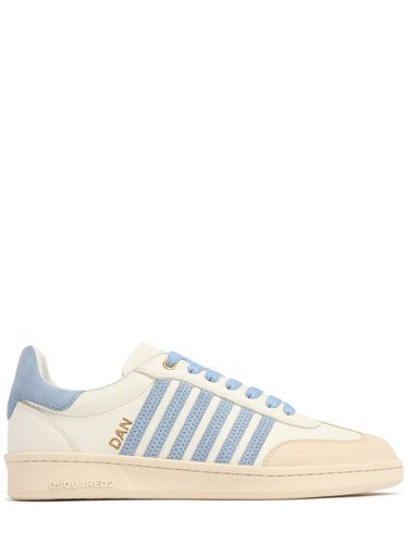 Sneakers En Cuir Boxer - DSQUARED2 - Modalova