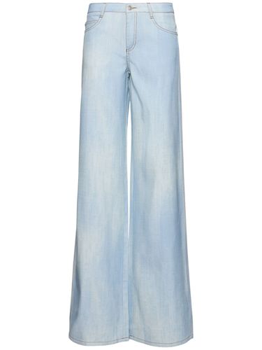 Pantalon Baggy En Denim De Viscose - ERMANNO SCERVINO - Modalova