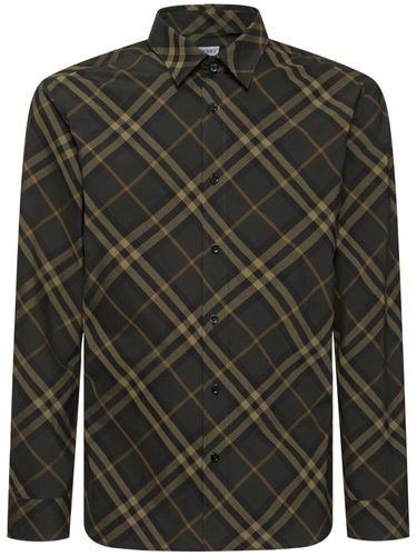 Chemise En Coton À Carreaux - BURBERRY - Modalova