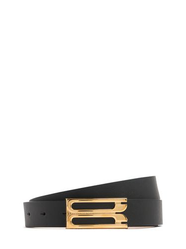 Ceinture En Cuir Lisse Regular Frame - VICTORIA BECKHAM - Modalova