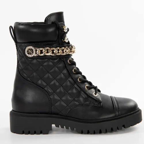 Bottine Guess Chain boot Femme Noir - Guess - Modalova