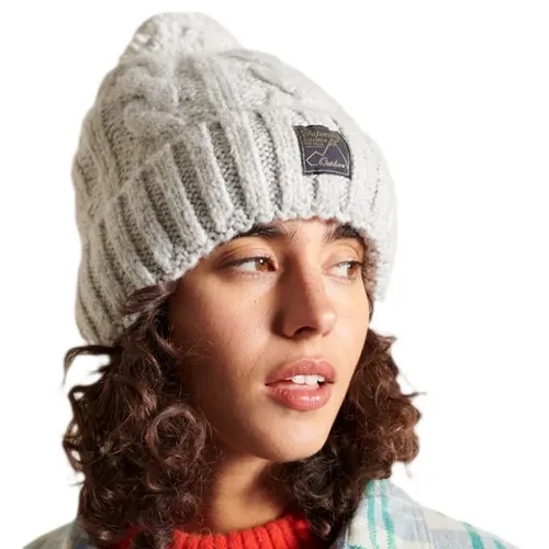 Bonnet Torsade En Tweed - Superdry - Modalova