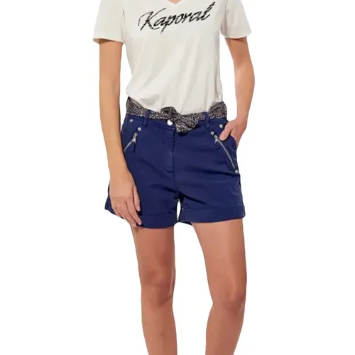 Short Kaporal Pika Femme Bleu - Kaporal - Modalova