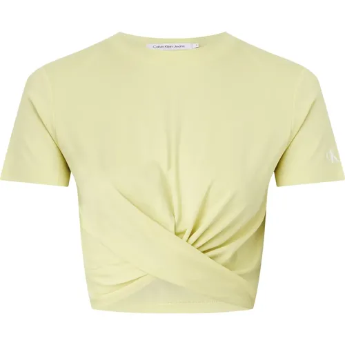 T shirt Twisted cropped - Calvin Klein - Modalova