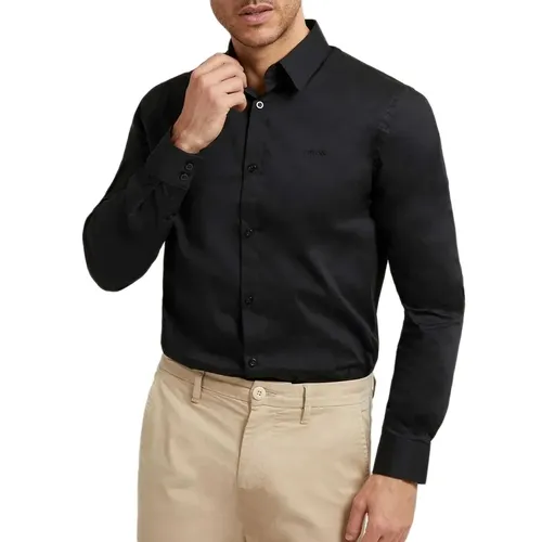 Chemise Guess luxe Homme Noir - Guess - Modalova