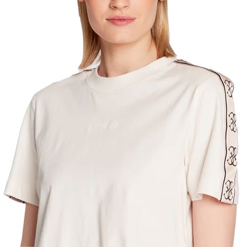 T shirt Guess logo 4G Femme Blanc - Guess - Modalova