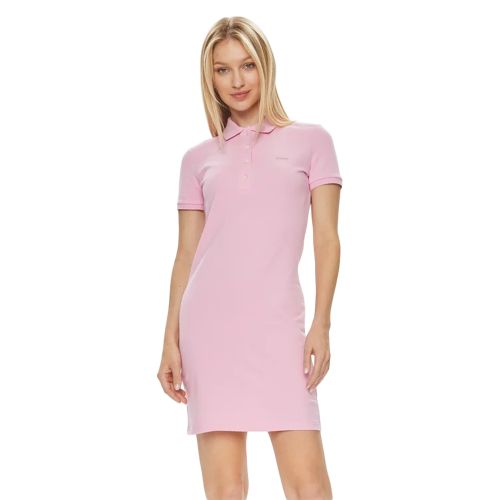 Robe Lacoste Crocodile Femme Rose - Lacoste - Modalova