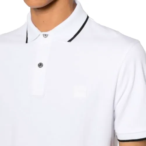 Polo Boss Passertip Homme Blanc - Boss - Modalova