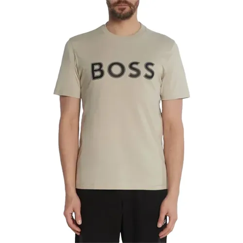 T shirt Boss front B Homme Beige - Boss - Modalova