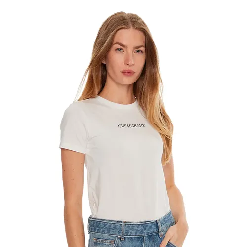 T shirt Guess Print G Femme Blanc - Guess - Modalova