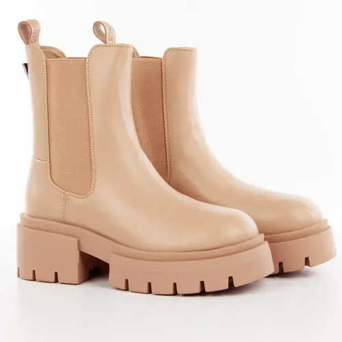 Bottine Guess Charlotte Femme Beige - Guess - Modalova