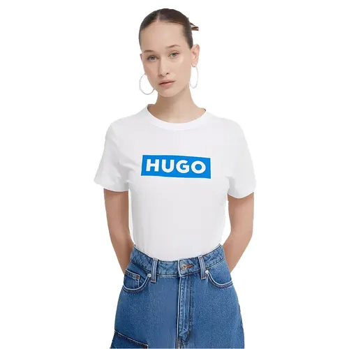 T shirt Hugo Signature Femme Blanc - Hugo - Modalova