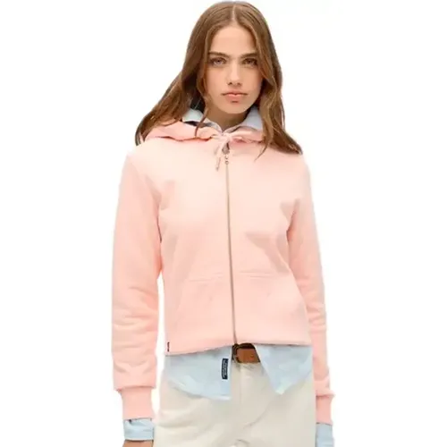 Sweat Superdry Essential Femme Rose - Superdry - Modalova