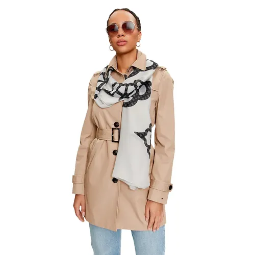 Echarpe Guess Logo 4G Femme Blanc - Guess - Modalova