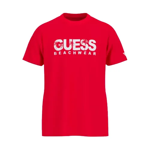 T shirt Guess Beachwear Homme Rouge - Guess - Modalova