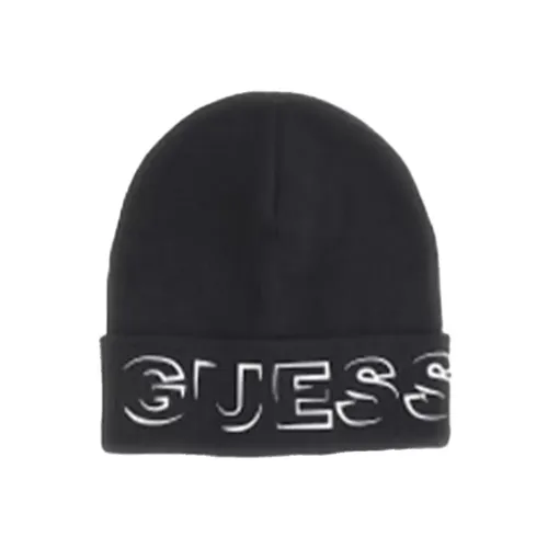 Bonnet Guess Fantaisie Homme Noir - Guess - Modalova