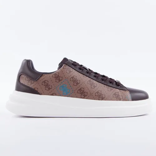 Basket Guess Elba 4G Homme Marron - Guess - Modalova