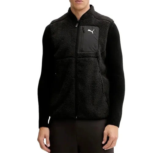 Gilet Puma Sherpa tech Homme Noir - Puma - Modalova