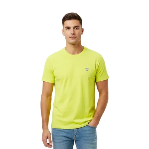 T shirt Guess Patch G Homme Jaune - Guess - Modalova