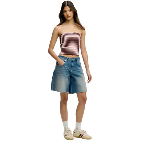 Short Rise Mid Baggy - Superdry - Modalova
