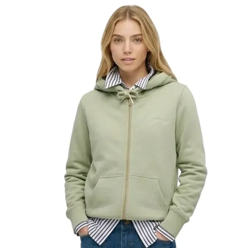 Sweat Superdry Essential Femme Vert - Superdry - Modalova