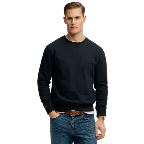 Sweat Superdry Essential Homme Bleu - Superdry - Modalova