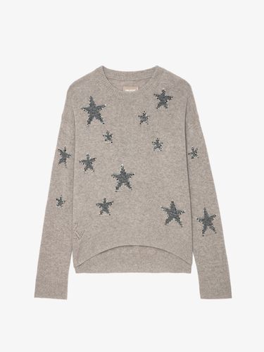 Pull Markus Stars 100% Cachemire Latte - Taille M - Zadig & Voltaire - Modalova