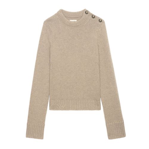 Pull Malty 100% Cachemire Oatmeal - Taille S - Zadig & Voltaire - Modalova