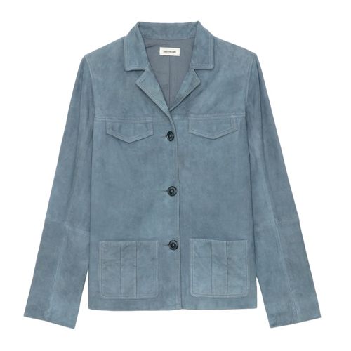 Blouson Laron 100% Cuir Suede Uniform - Taille XS - Zadig & Voltaire - Modalova