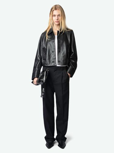 Blouson Liston 100% Cuir Black - Taille XS - Zadig & Voltaire - Modalova